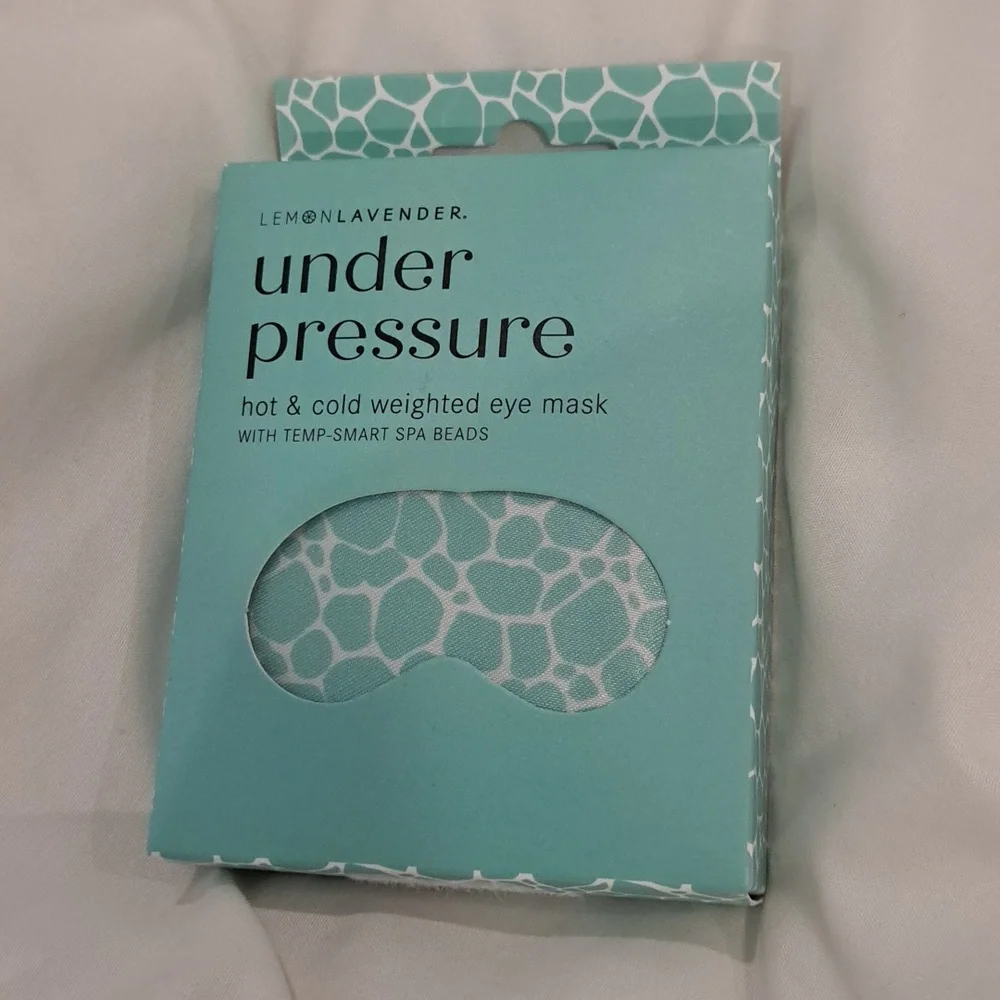 Lemon Lavender Under Pressure Weighted Eye Mask NEW